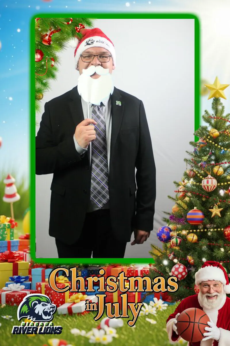 Niagara River Lions branded photo booth capture by Spartacus Photo Booth