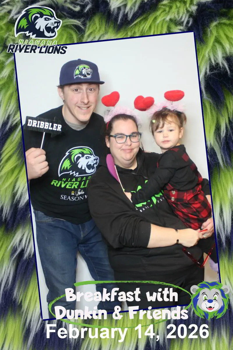 Guests Posing with Curated Props and Custom Event Frame